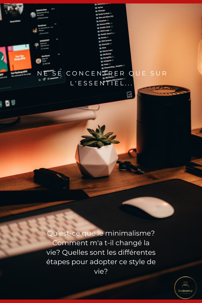 Minimalist book™️ | By LCS : Notre e-book gratuit pour commencer votre transition vers un monde de productivité et de simplicité Image
